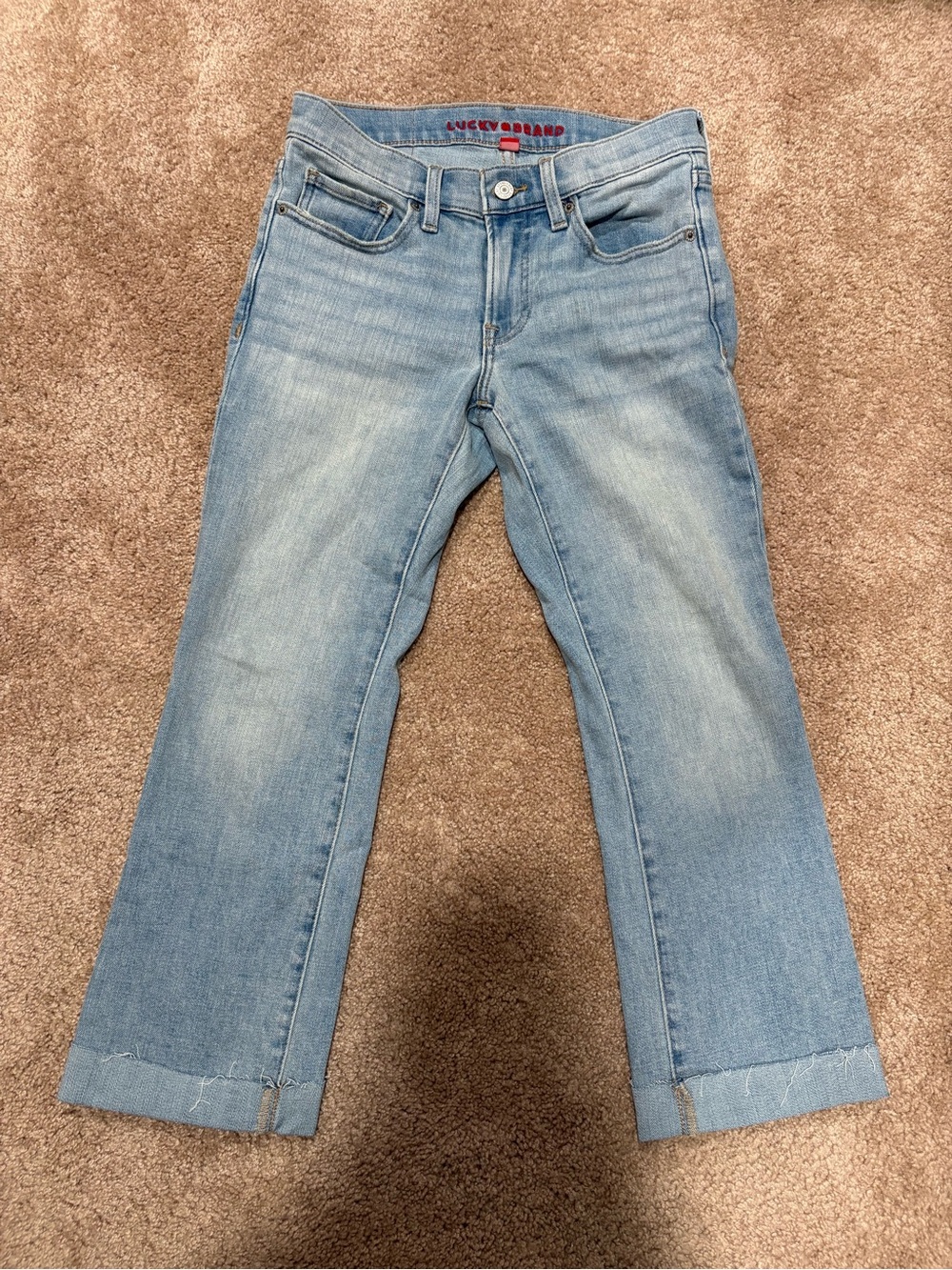 Lucky Brand Light Blue Straight Leg Jeans